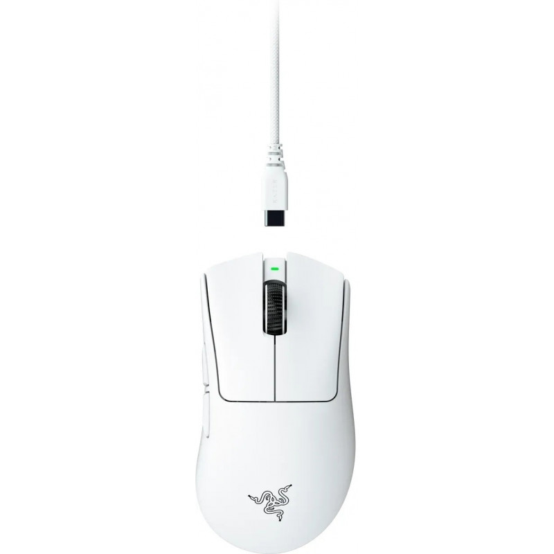 Миша Razer DeathAdder V4 Pro Gen-2, RGB, USB-A/WL/BT, білий RZ01-05330200-R3G1