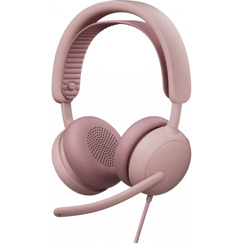 Навушники Logitech Zone Wired 2 USB Rose (981-001620)