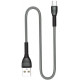 Кабель Colorway USB - Type-C (braided cloth) 3А 1м Silver (CW-CBUC041-GR)