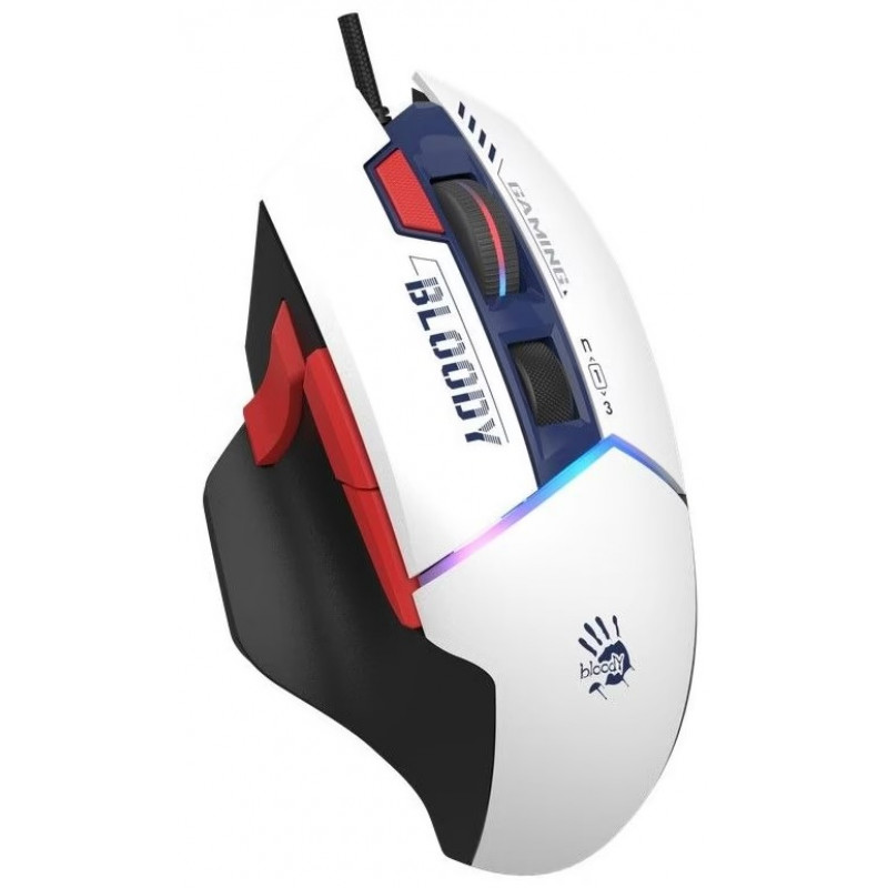 Миша A4Tech Bloody W95 Ultra Black/White