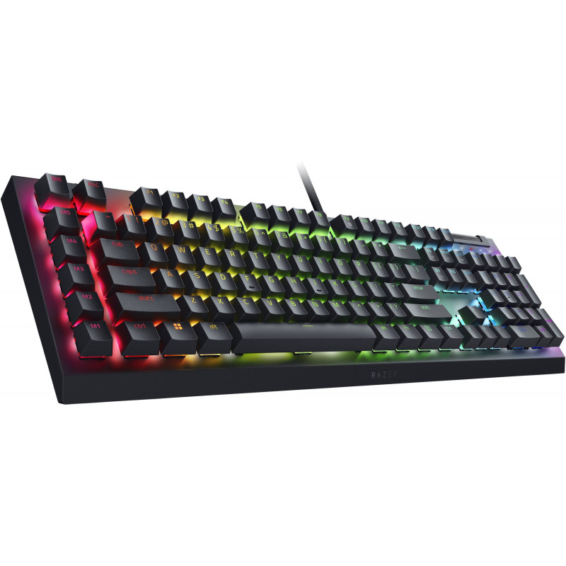 Клавіатура механічна Razer BlackWidow V4 X 110key, Green Switch, чорний RZ03-04700800-R3R1