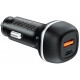 Автомобільний зарядний пристрій Colorway 2USB (63W) Black CW-CHA067PD-BK