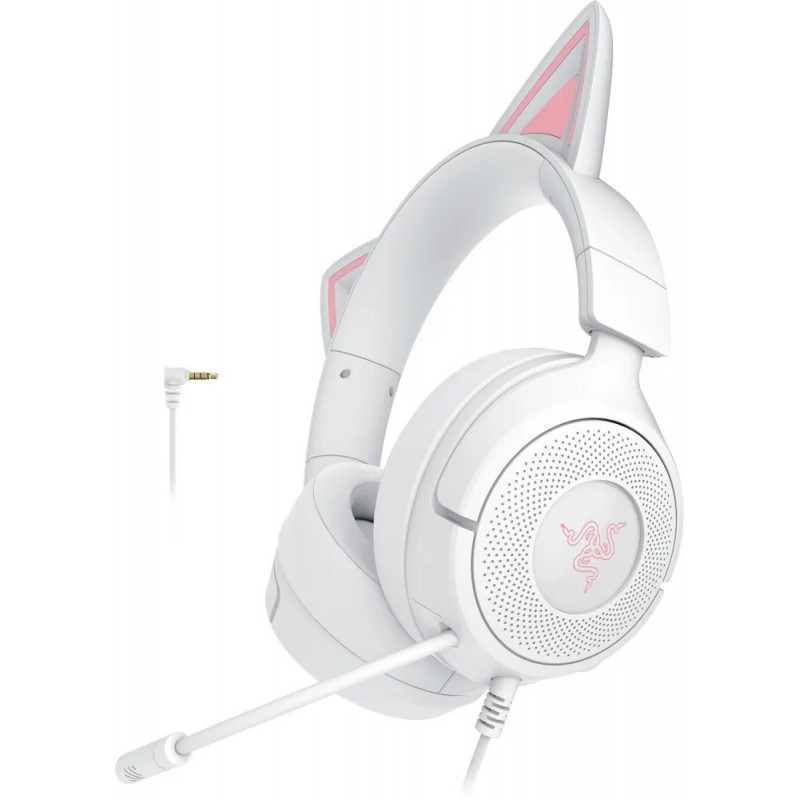 Гарнітура Razer Kraken Kitty V3 X, mini-jack, білий RZ04-05350300-R3M1