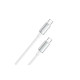 Кабель Colorway Type-C - Type-C (zinc alloy braided) (PD Fast Charging 100W) 5А 1м CW-CBPDCC098-WT