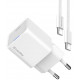 Зарядний пристрій Colorway GaN Mini 25W PD Port PPS USB-C біле cable Type-C