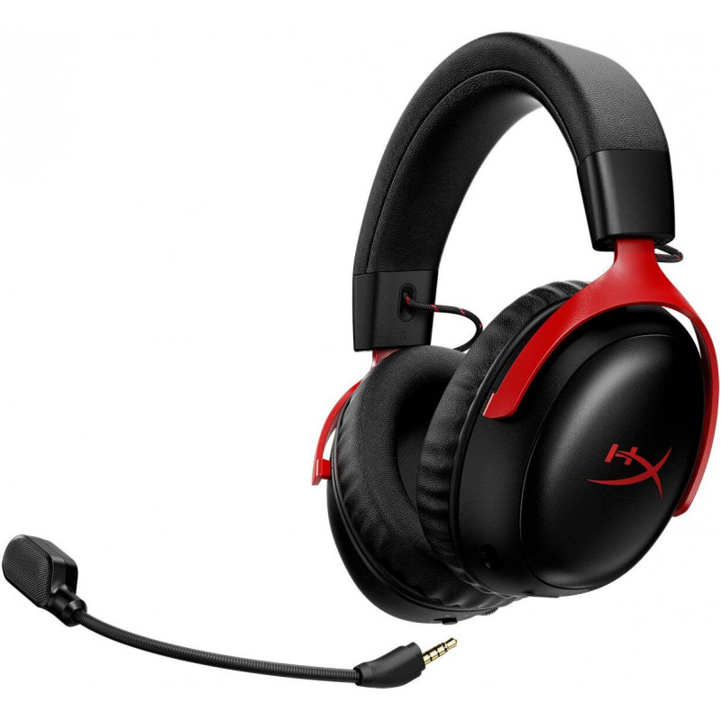 Гарнітура ігрова HyperX Cloud III S, WL/USB-A/USB-C, чорно-червоний A59Z0AA