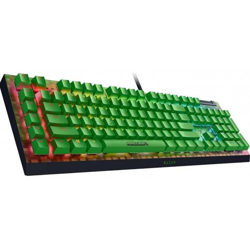 Клавіатура механічна RAZER BlackWidow V4 X, Minecraft Edition (RZ03-04704100-R3M1)