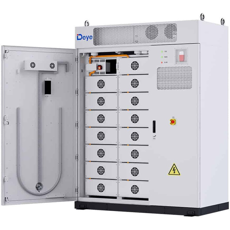 Система збереження енергії DEYE 100kW 768V 280Ah 215kWh LiFePO4 IP54, 200kWMS-GS215-2H3