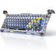 Клавіатура механічна GravaStar Mercury K1 Pro, BT/WL/USB, Interstellar Silver GS_K1_PRO_S_CGRY