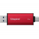 SSD Kingston Dual USB-A/C 1TB Dual Portable 1050MB/s USB 3.2 Gen 2 Red/Black