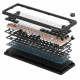 Бездротова механічна клавіатура GamePro Asgard Valhalla (MK210B Pro) 65% QLAB orange switches