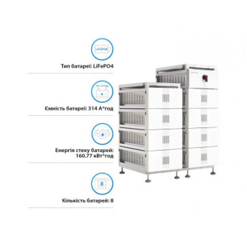 Система збереження енергії Solis FlexCore-ID 160kWh 512V 314Ah LiFePO4 (FlexCore-ID-160kWh)