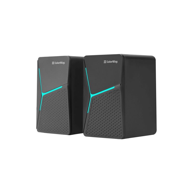 Портативні колонки ColorWay з USB живленням та LED-підсвічуванням