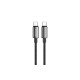 Кабель Colorway Type-C - Type-C (zinc alloy braided) (PD Fast Charging 100W) 5А 2м CW-CBPDCC099-WT