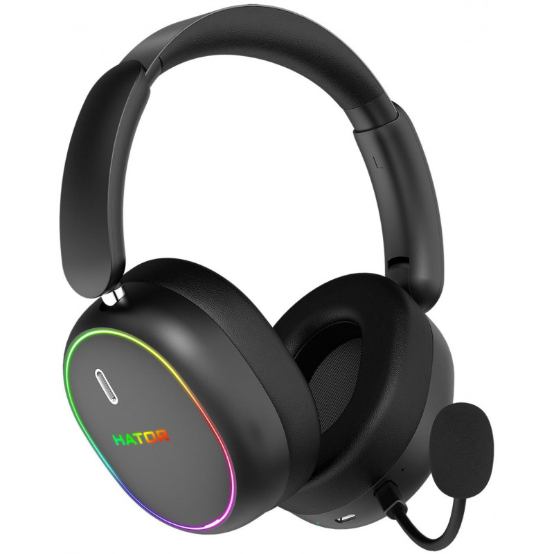 Ігрова гарнітура HATOR PHOENIX 2 Hi-Res (ESH40) wireless black SyncHUB connection