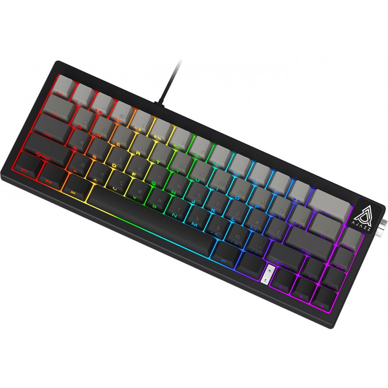 Дротова механічна клавіатура Ajazz AK650 Day Dream switches Gradient Black Grey (AK650-DD-BG)