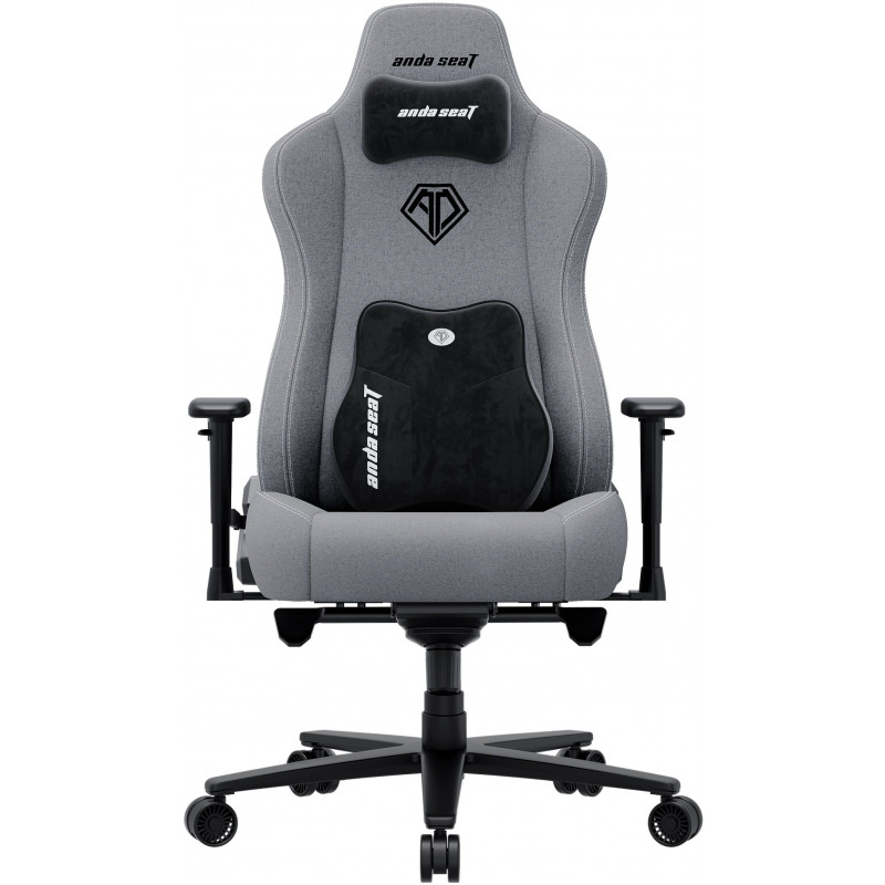 Крісло ігрове Anda Seat Novis Plus Fabric Grey Size XL AD23YC-XL-01-G-F-G04