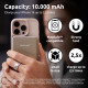 Портативний зарядний пристрій INTENSO USB 10000MAH MAG CHAMPAGNE MW10000 7344031