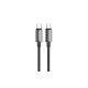 Кабель Colorway Type-C - Type-C (zinc alloy braided) (PD Fast Charging 100W) 5А 2м CW-CBPDCC099-BK