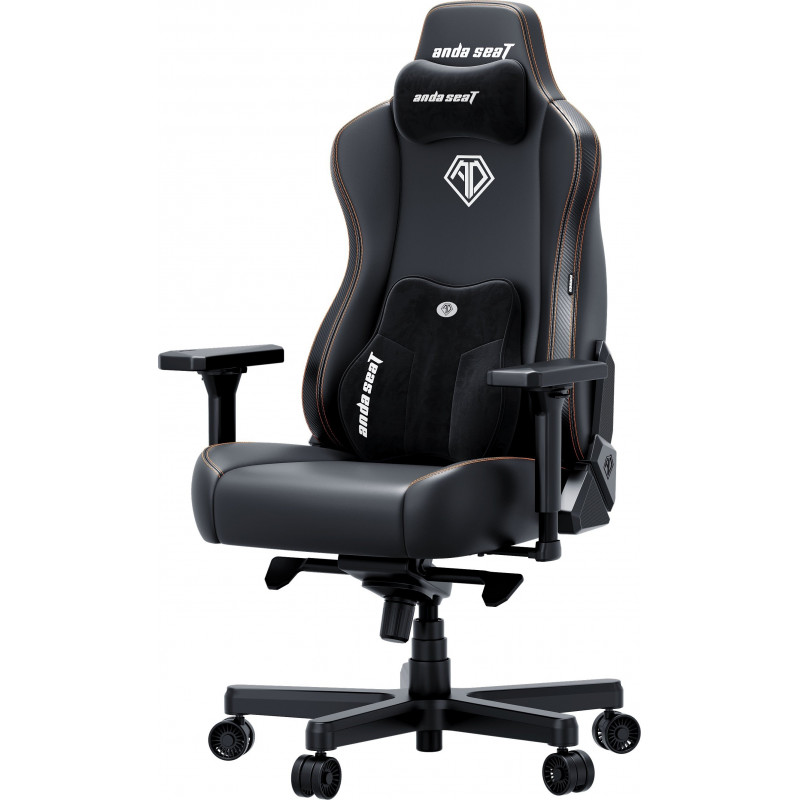 Крісло ігрове Anda Seat Kaiser 3E Black PVC Size XL AD23YC-XL-08-B-PV/C-B01