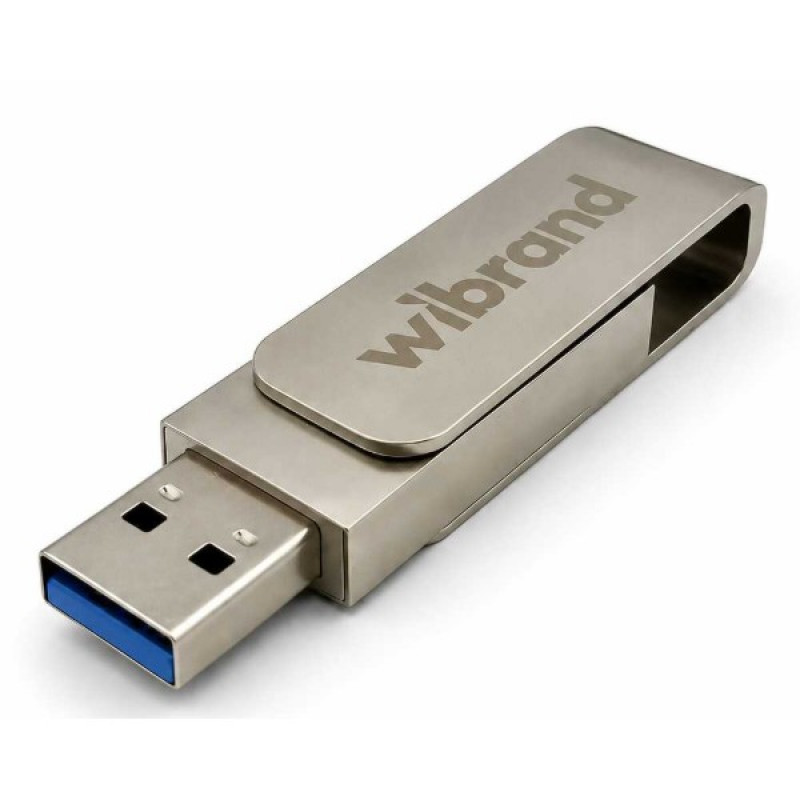 SSD Wibrand Wolf 1TB USB 3.2 Gen.2 Type-C/Type-A Read/Write 1000MB/s Silver