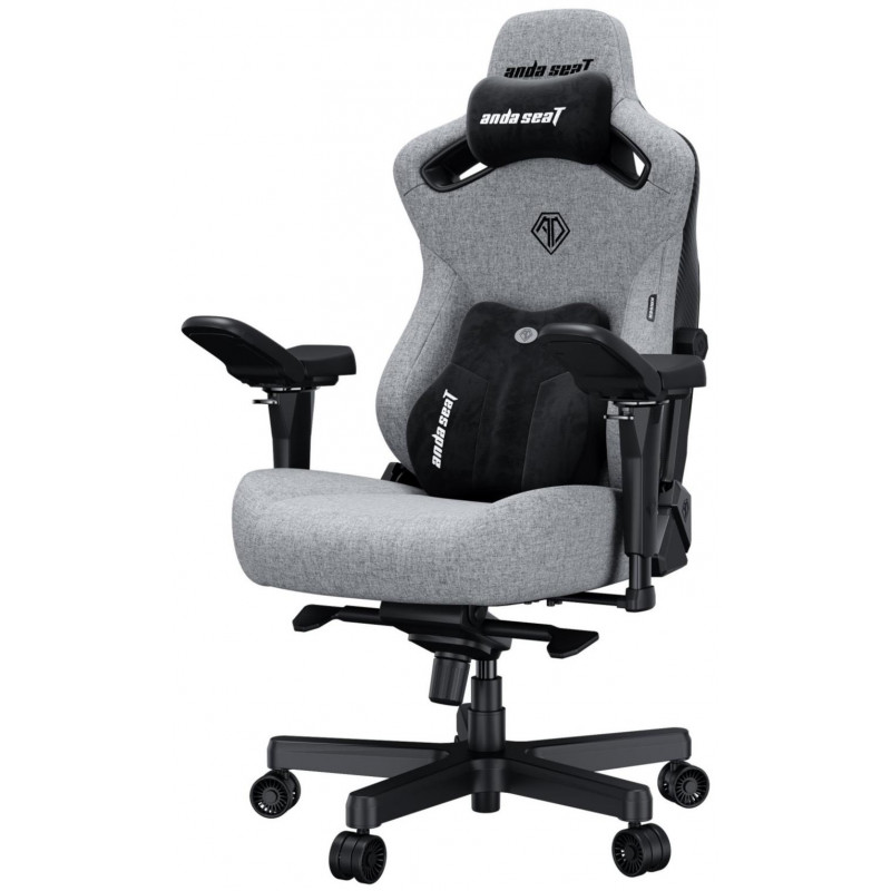 Крісло ігрове Anda Seat Kaiser 3 Pro Fabric Gray Size XL AD12YDC-XL-01-G-PV/F-G02