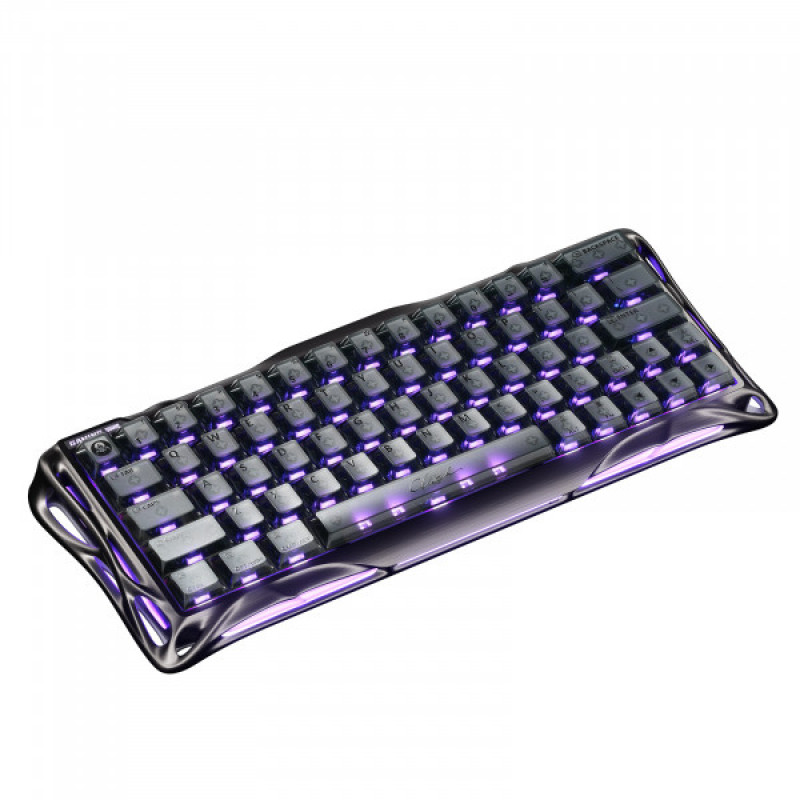 Клавіатура магнітна GravaStar Mercury V60 PRO 60keys, UFO Magnetic Gaming, 8K, USB-A, RGB, Gunmetal