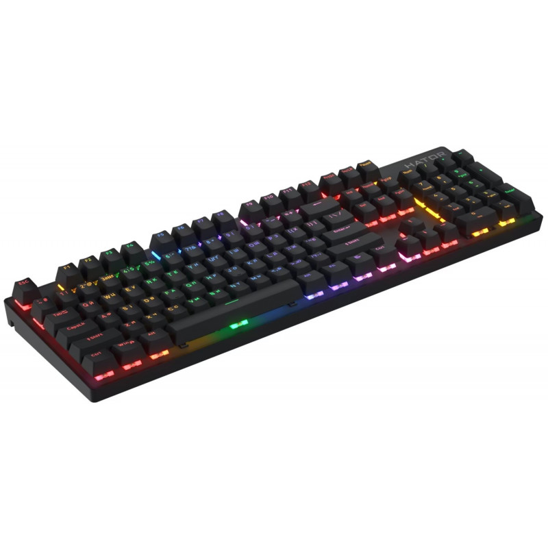Клавіатура механічна HATOR Icefall Mecha Rainbow (HTK104UA) black