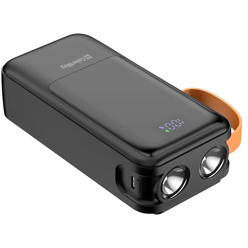 УМБ ColorWay Power Bank 30 000 mAh PowerHub (USB QC4.0 + USB-C PD22.5W) Black