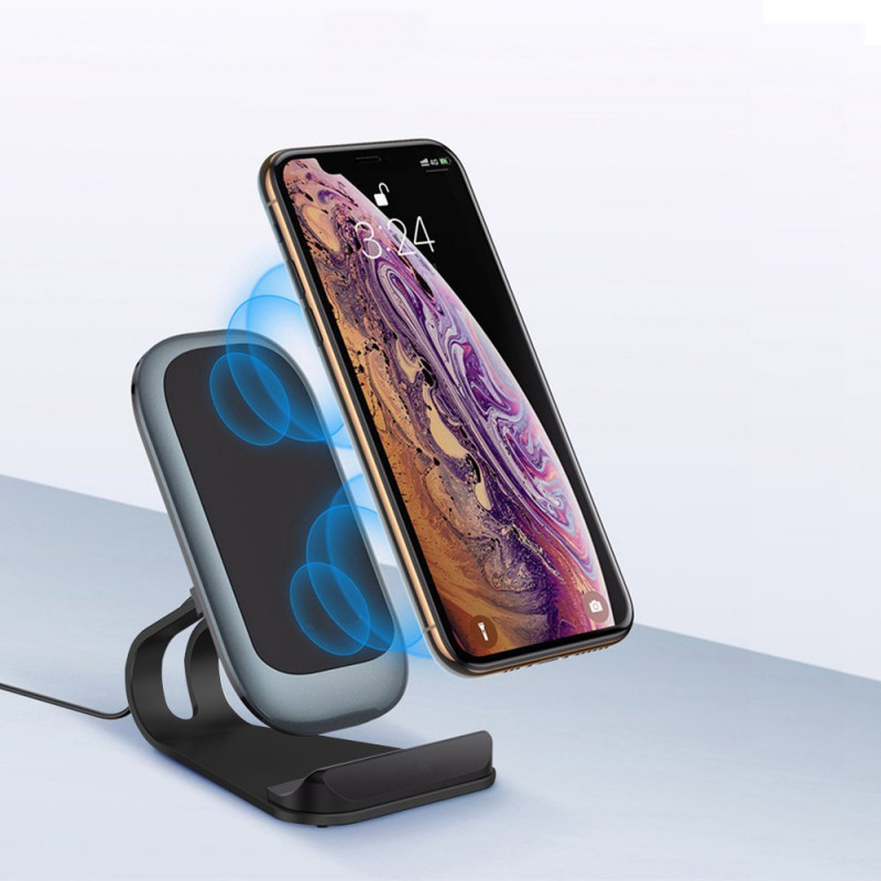 Бездротовий зарядний пристрій СolorWay Wireless Stand 10W Blue CW-CHW30Q-BL