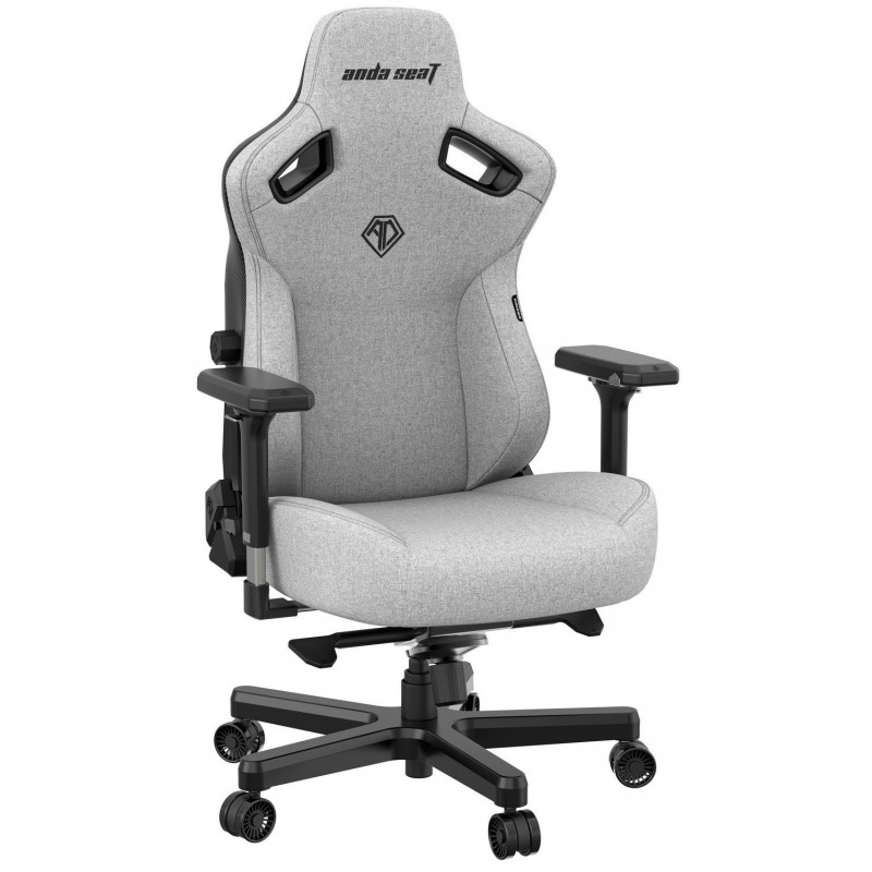 Крісло ігрове Anda Seat Kaiser 3 Grey Fabric Size L AD12YDC-L-01-G-PV/F