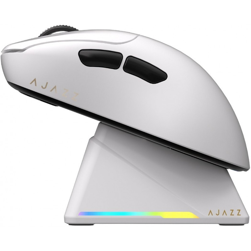 Ігрова бездротова миша Ajazz AJ179PRO -3 Mod-White-3395-8K Charging Dock