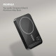 Портативний зарядний пристрій MOMAX WRL 10000MAH Q.MAG X1 BLACK IP117AD
