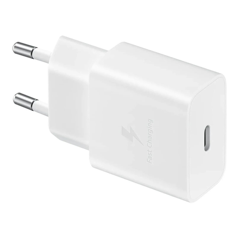 Зарядний пристрій мережевий Samsung 15Вт USB-С, білий EP-T1510NWEGEU