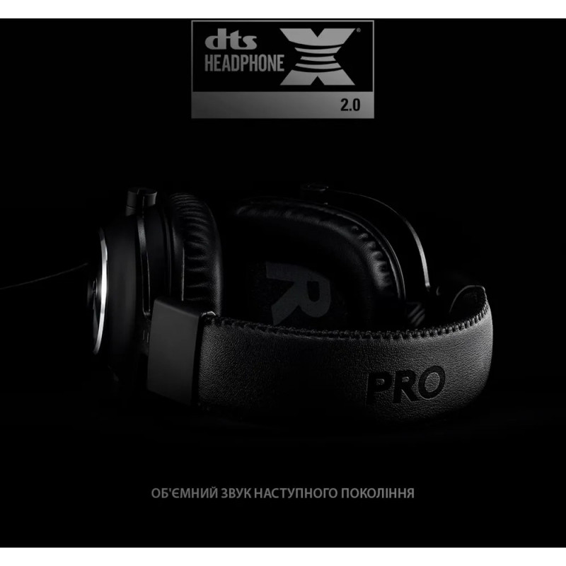 Навушники Logitech G PRO X Gaming Headset + Stand USB Black (991-000358)