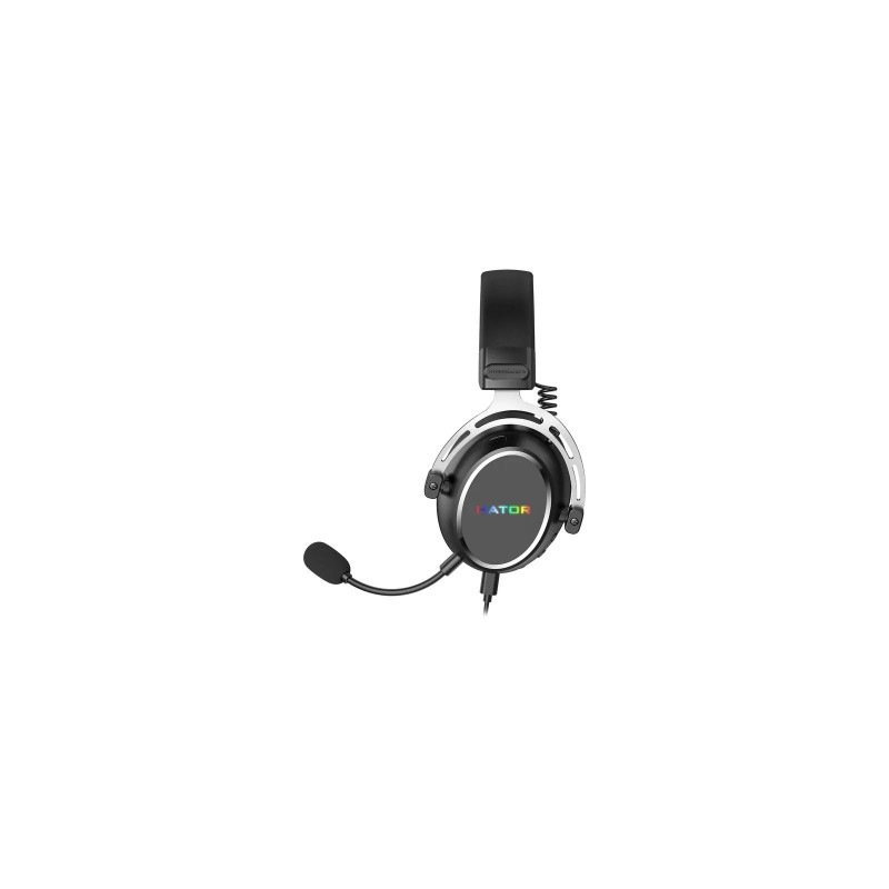 Ігрова гарнітура HATOR HYPERGANG 3 Hi-Res (ESH50) USB7.1 black, BT phone calls