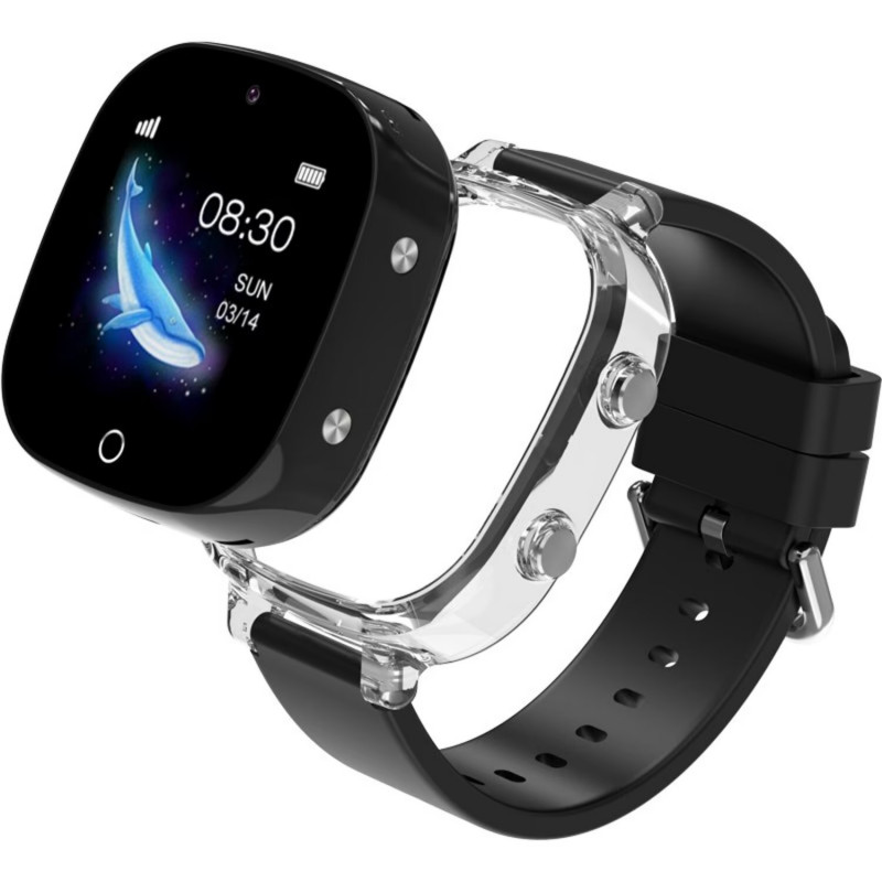 Дитячий смарт годинник Gelius Summer (GP-PK009) з GPS/4G/ESIM Black