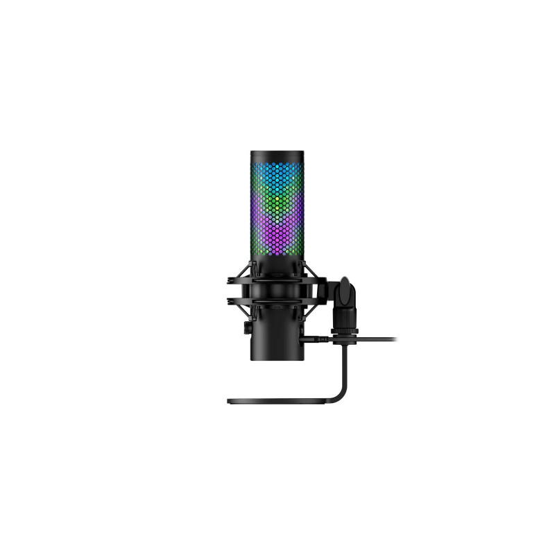 Мікрофон геймінговий HyperX QuadCast 2 S, Omni/Uni/Bi, USB-A, 3м, NGenuity, RGB, чорний 9A273AA