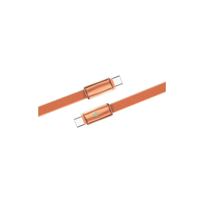 Кабель Colorway Type-C - Type-C (ultra-thin) (PD Fast Charging 100W) 5А 1м CW-CBPDCC100-OR