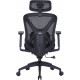Крісло офісне Officepro Atlas OC630-B-B-B