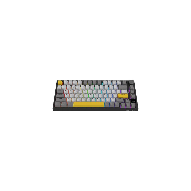 Клавіатура Ajazz AK820 PRO 75% Flying Fish Switch Black RGB (AK820PRO-FF-BGY)