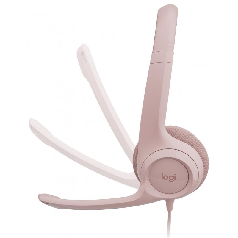 Навушники Logitech H390 USB Rose (981-001281)