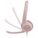 Навушники Logitech H390 USB Rose (981-001281)