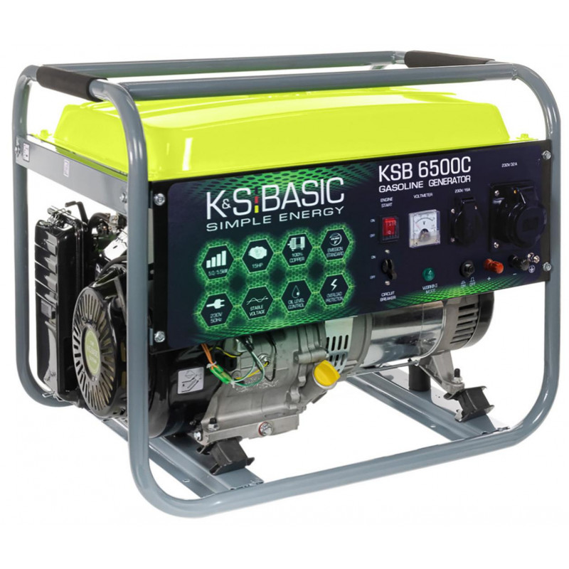 Генератор бензиновий Konner&Sohnen Basic KSB 6500C KSB6500C