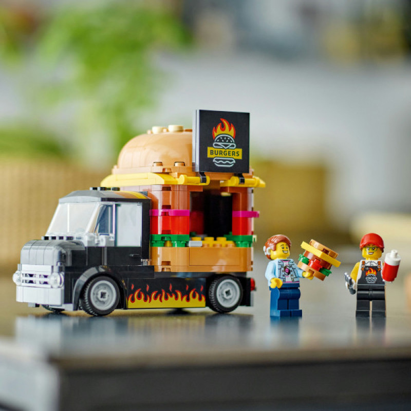 Конструктор LEGO City Вантажівка з гамбургерами