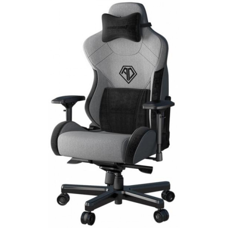 Крісло ігрове Anda Seat T-Pro 2 Grey/Black Size XL AD12XLLA-01-GB-F