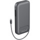 Акумулятор портативний Power Bank Belkin 27000мА·год, з інтегрованим кабелем USB-C, сірий BPB040HQCH