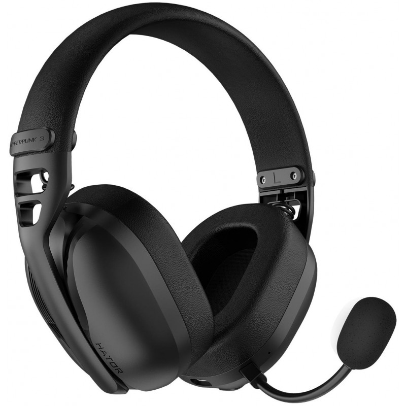 Ігрова гарнітура HATOR HYPERPUNK 3 Hi-Res (ESH15) wireless black, SyncHUB connection