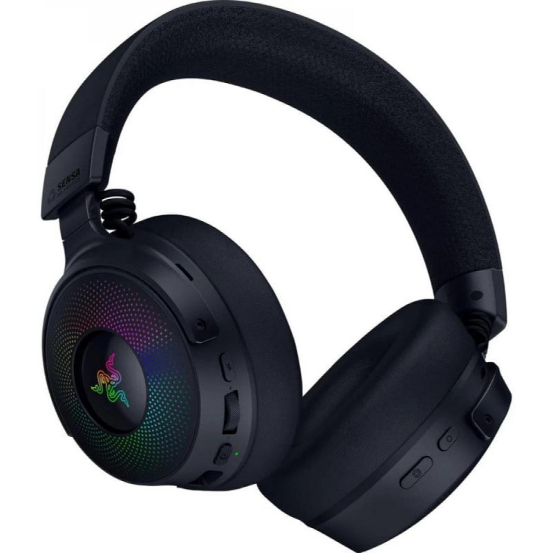Гарнітура ігрова Razer Kraken V4 Pro, mini-jack/USB-A/BT/WL, RGB, чорний RZ04-05160100-R3M1