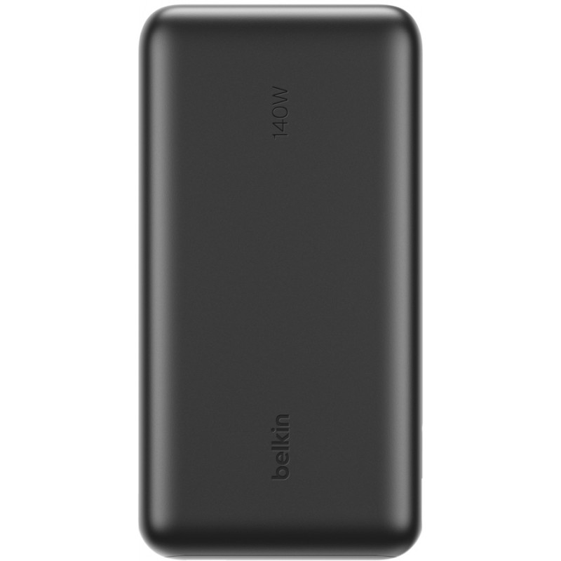Акумулятор портативний Power Bank Belkin 25000мА·год, з інтегрованим кабелем USB-C, чорний BPB039HQB